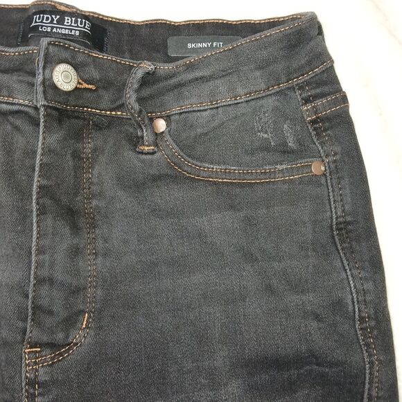 Judy Blue Jeans Size 29 Black Skinny Fit Everyday Wear Comfortable Pre-owned - Picture 9 of 16